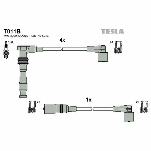 Наконечник свечи зажигания Tesla CP117