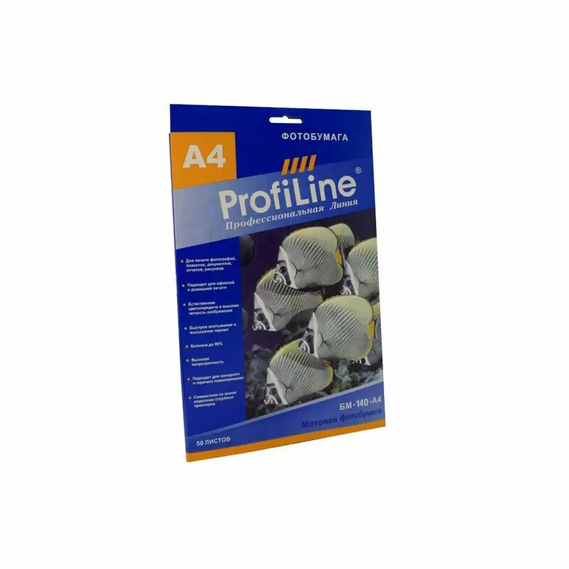 Фотобумага глянцевая 180 г/м2, А4, 100 л, 5760 dpi ProfiLine