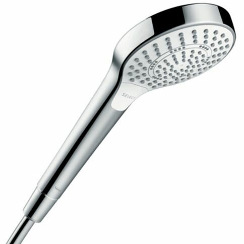 Ручной душ Hansgrohe Crometta 11 см, цвет: белый/хром 26800400