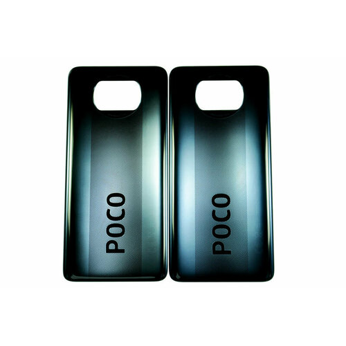 Задняя крышка для Xiaomi Poco X3/Poco X3 Pro NFC black ORIG черный