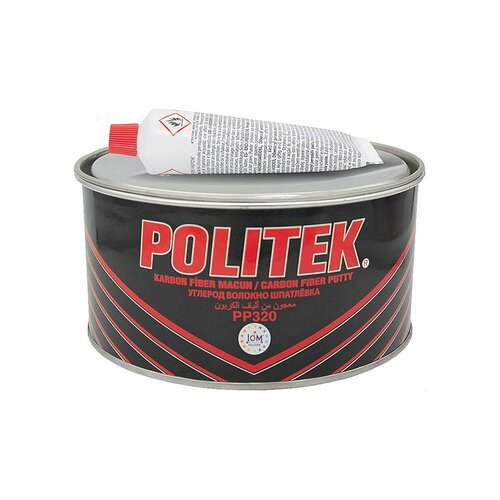 Шпатлевка карбоновая автомобильная высокопрочная Politek PP-320 Carbon Fiber 04 кг 553₽