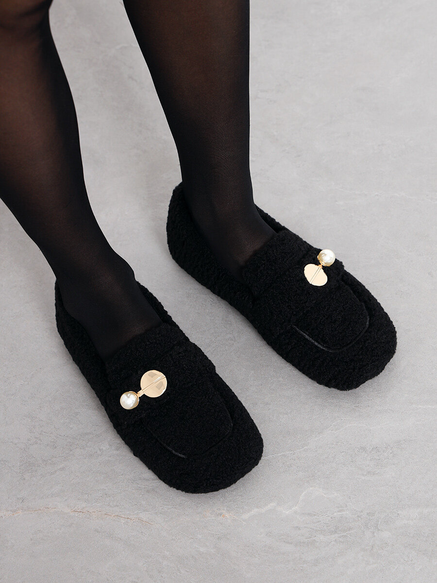 Лоферы VITADELA, размер 37, черный — фото 1