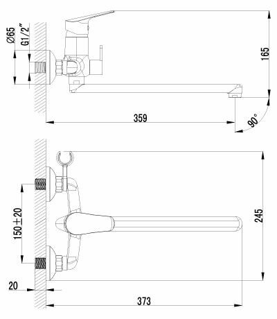 Смеситель Lemark PARTNER LM6551C латунь хром - фото №3
