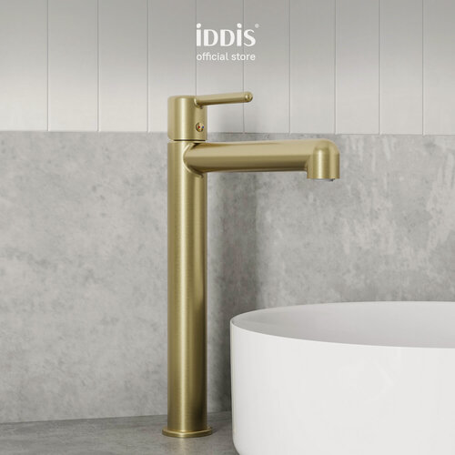 Изображение товара Cмеситель для раковины и умывальника IDDIS Aiger AIGMG01i01 настольный золотой матовый