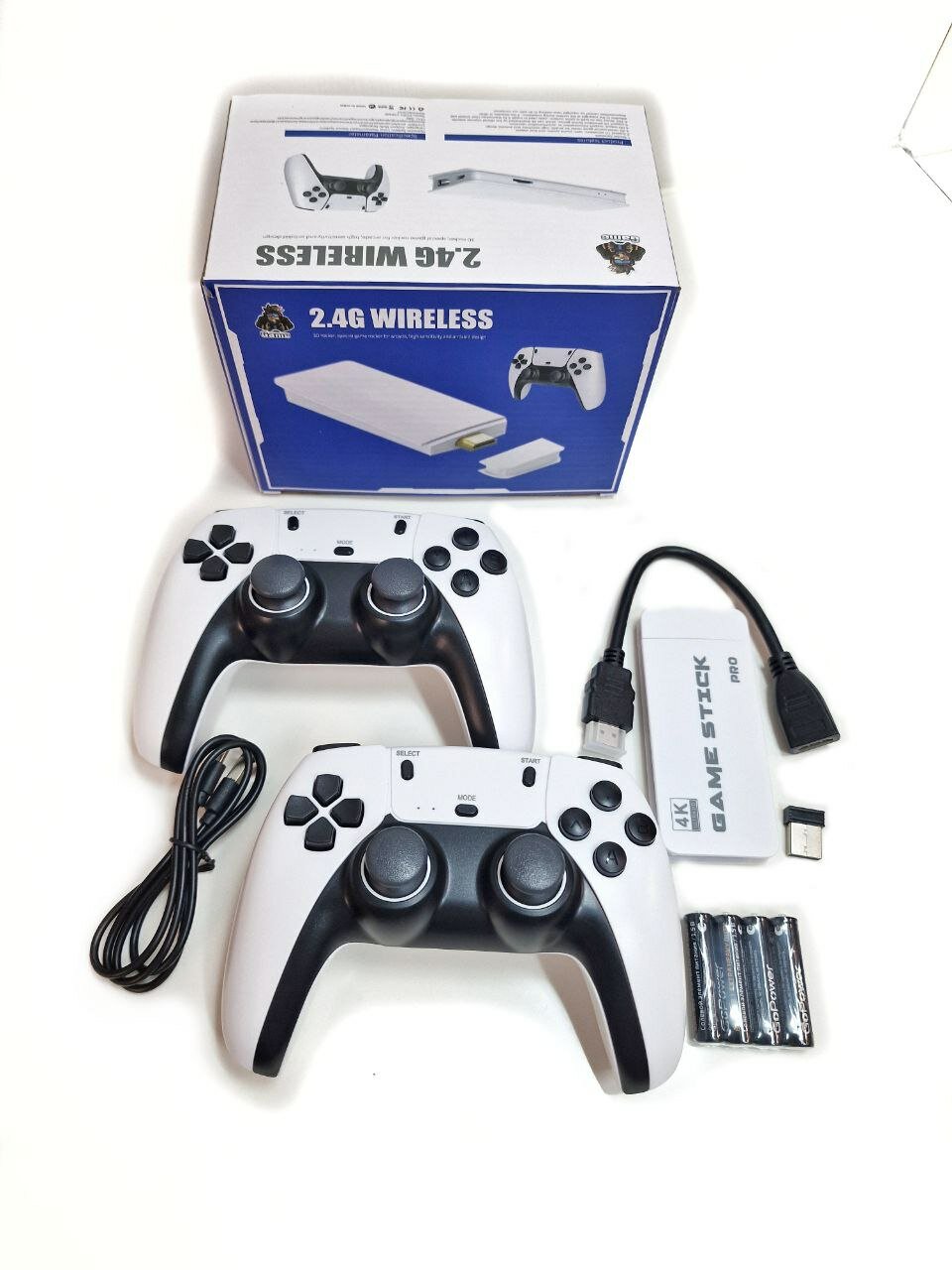 Консоль игровая приставка для телевизора Game Stick M15 с играми Junior, Sega, Nintendo, Плейстейшн (8-16-32 бит)