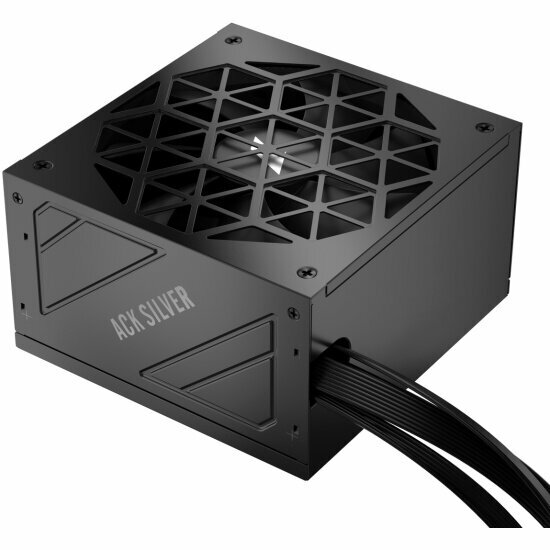 Блок питания 1STPLAYER ACK SILVER, 750W, 80+ Silver, ATX 3.1 (HA-750BA7-BK) — фото 1