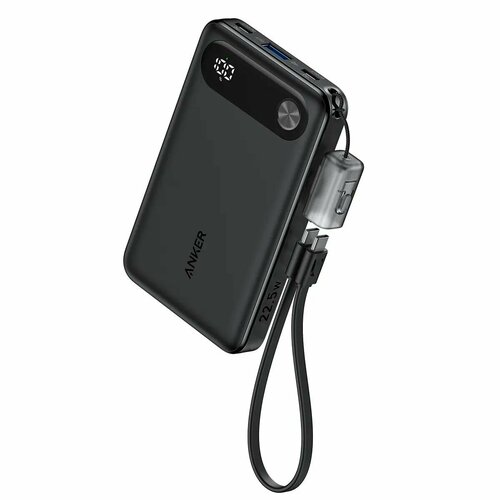 ANKER A1257 10000 mAh 225W дополнительный аккумулятор с кабелем USB-C белый A1257P21 5404₽