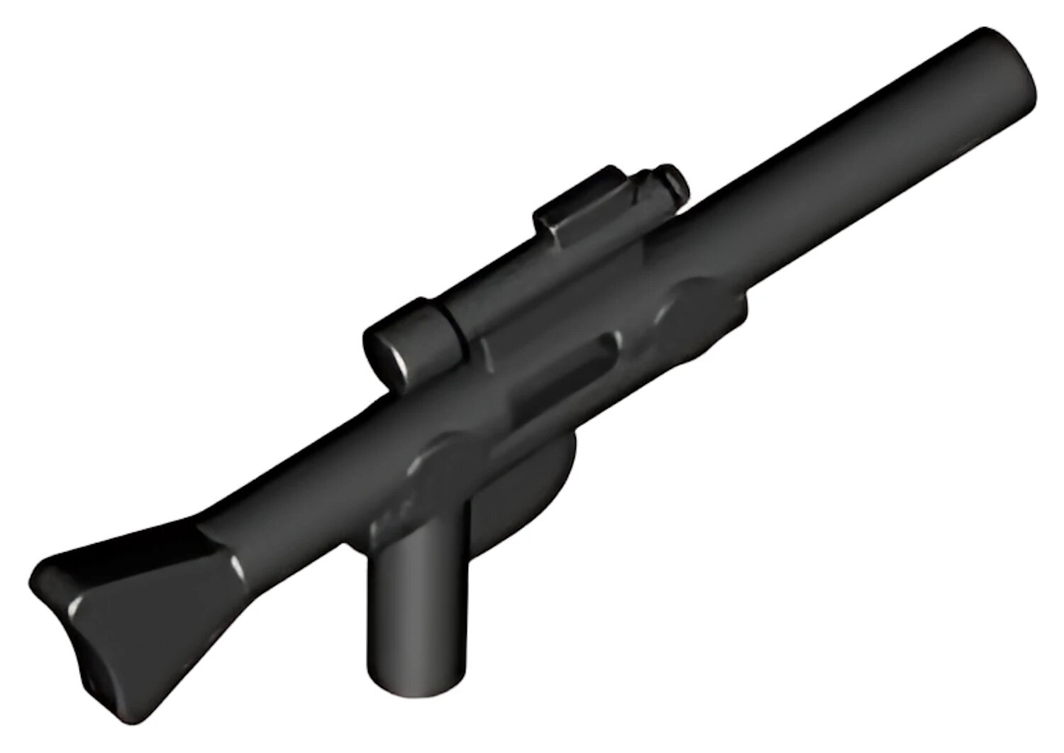 Деталь LEGO Пистолет Lego Minifigure, Weapon Gun, Blaster SW Long 57899 Black U