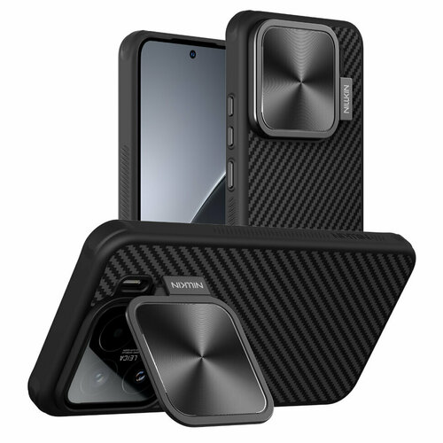 Накладка Nillkin Carbo Prop MagSafe для Xiaomi Mi 15 Black (черная)