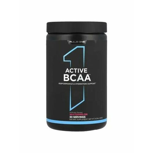 RULE ONE Active BCAA 405 г, аминокислоты, со вкусом арбуза
