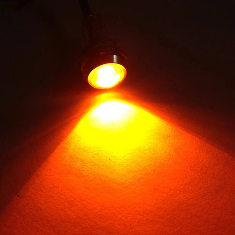 2/4 шт. 23 мм 18 мм Eagle Eye указатель поворота белые дневные ходовые огни точечный сигнальный фонарь резервный автомобильный мотор светодиодный парковочный дневной фонарь