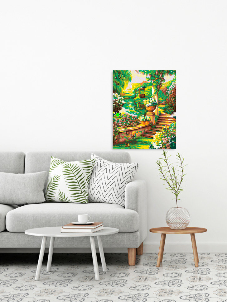 Картина по номерам "Летний сад" — фото 1