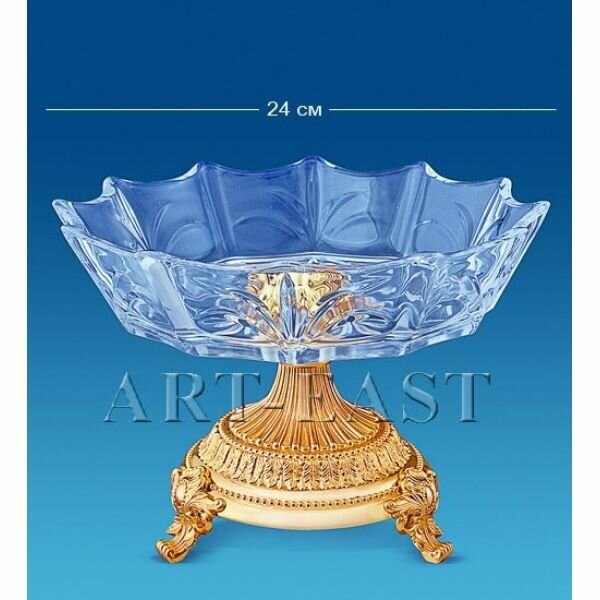 Фруктовница A401090 Crystal Temptations Металл кристалл