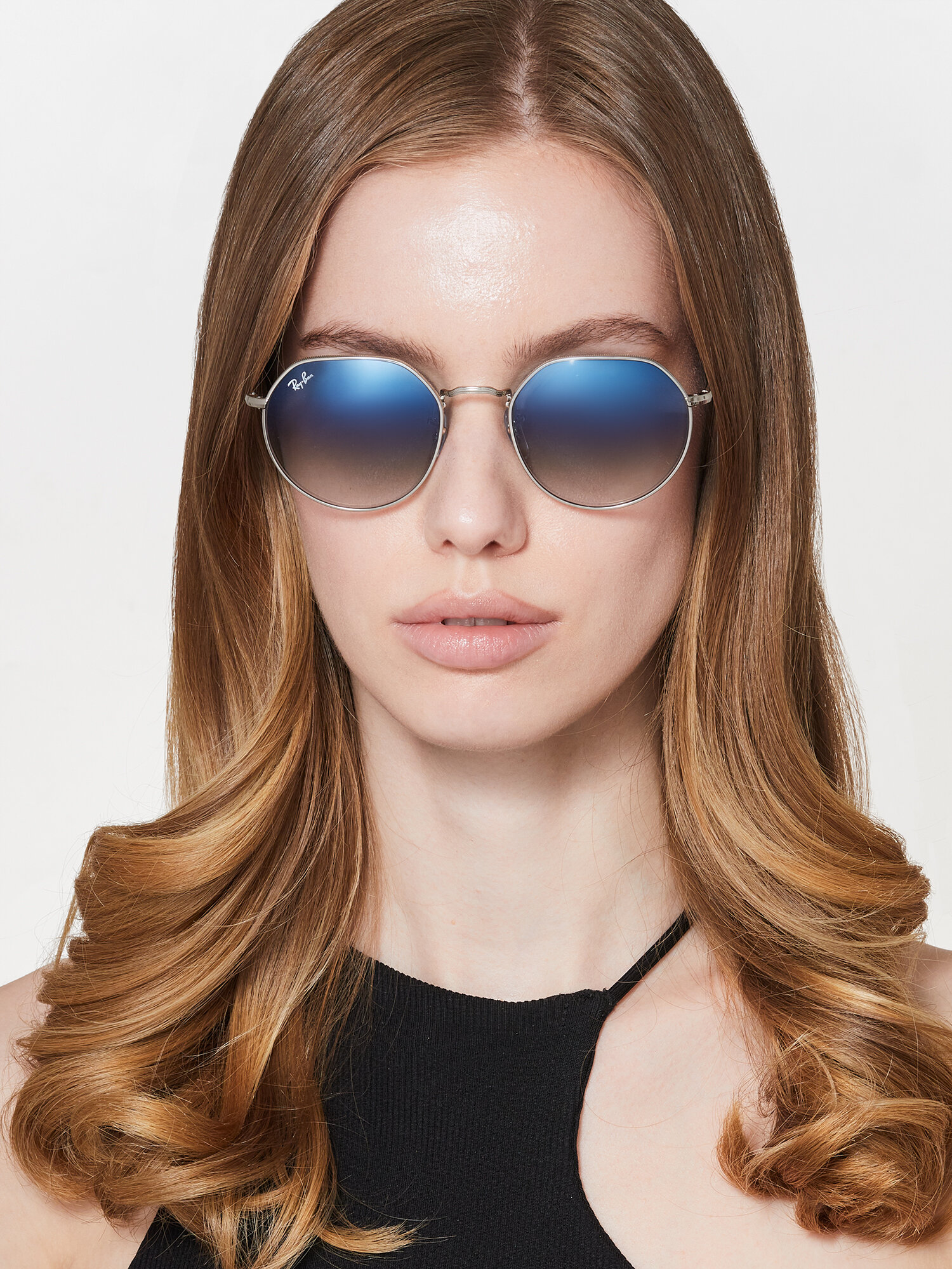 Солнцезащитные очки Ray-Ban, серый — фото 1