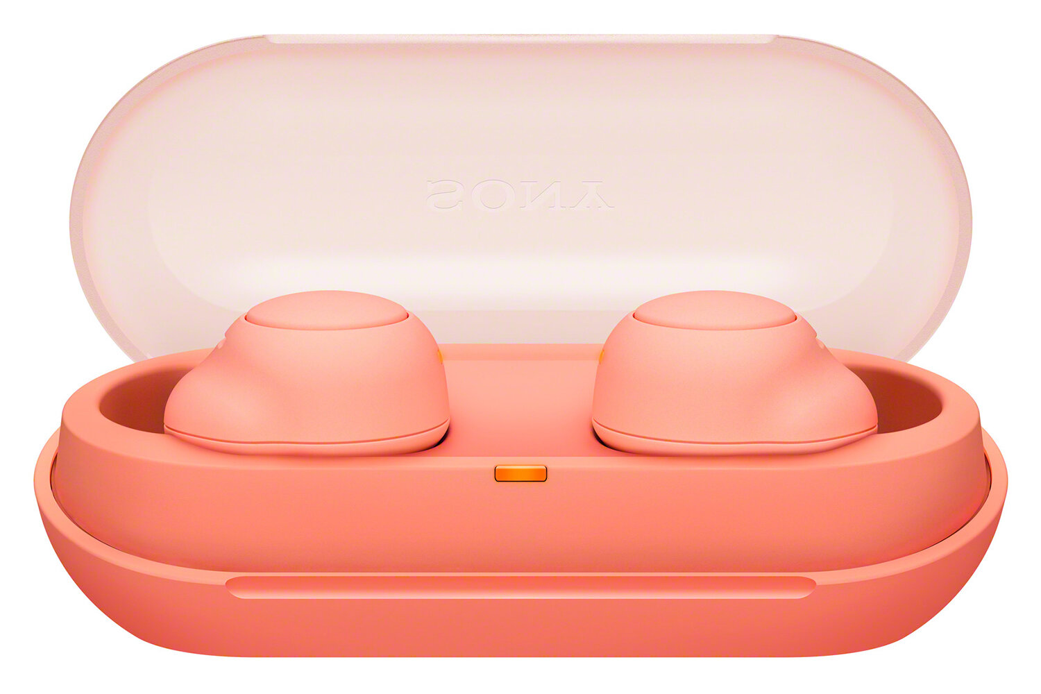 Беспроводные наушники Sony WF-C500 Coral Orange, Bluetooth 5.0