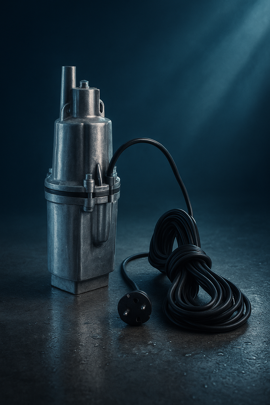 Насос погружной для воды Ручеек 1 верхний забор воды для колодца или пруда / алюминиевая обмотка кабель 10 м