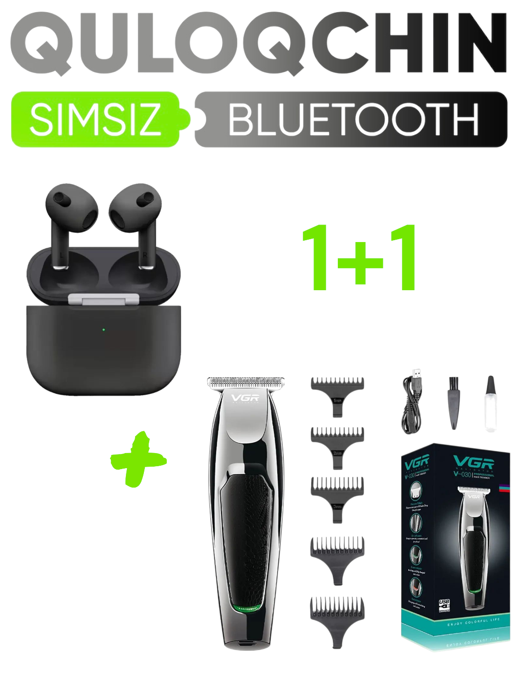 Беспроводные наушники Pods Pro, Pods 3 Bluetooth 5.3 и VGR 030