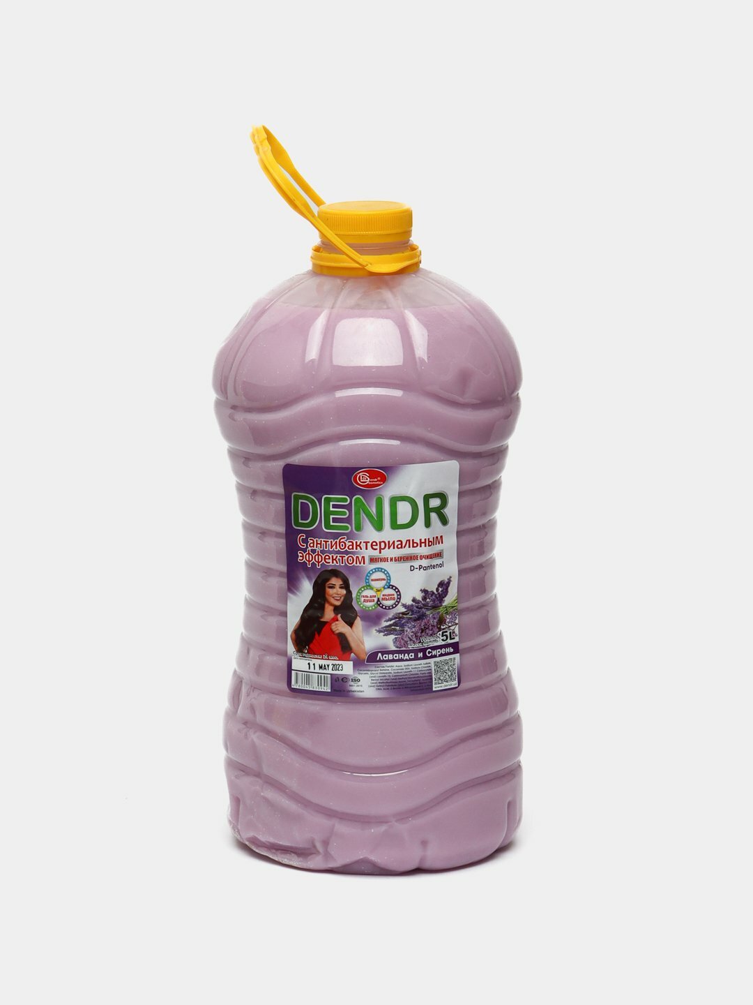 Крем-мыло DENDR "Лавандовый", жидкое, антибактериальное, для рук, 5л — фото 1