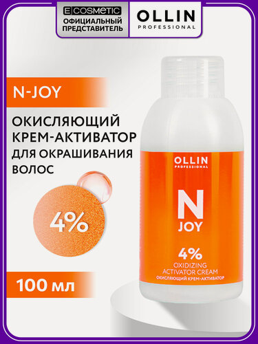 Изображение товара Окисляющий крем-активатор для окрашивания волос 4% OLLIN PROFESSIONAL N-Joy 100 мл