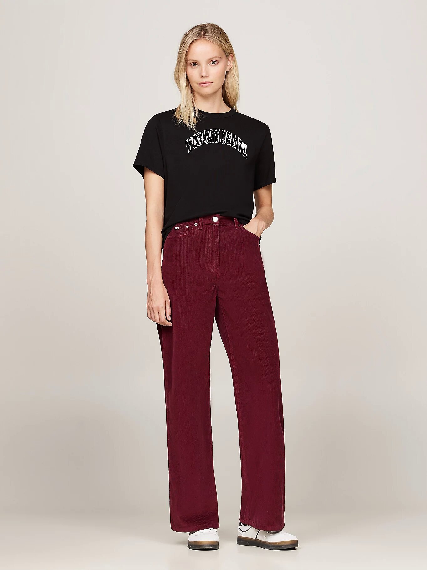 Футболка Tommy Jeans, размер M, черный — фото 1