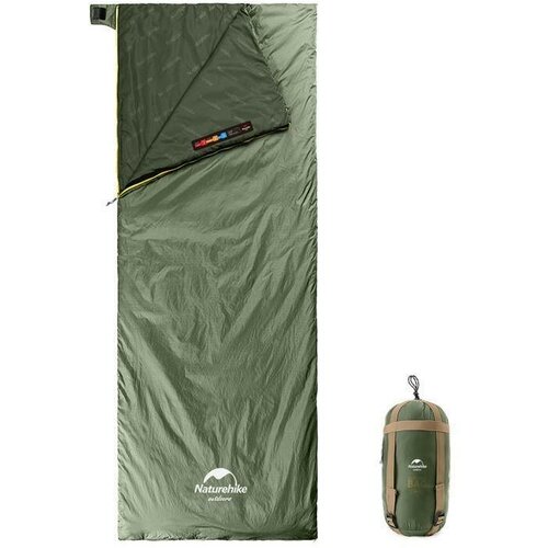 Спальник Naturehike new LW180 mini sleeping bag XL-pine green правый 360600₽