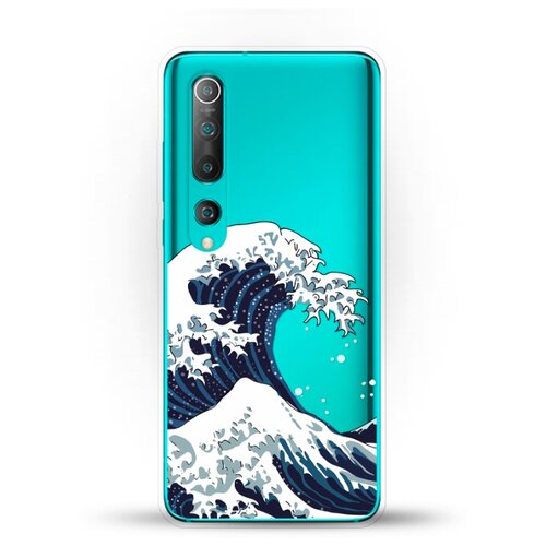 фото Силиконовый чехол волна на xiaomi mi 10 pro andy & paul