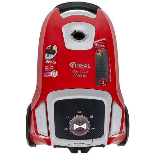 Пылесос IDEAL VC-2000 красный с мешком для пыли мощность всасывания 450 Вт для дома 1276500₽