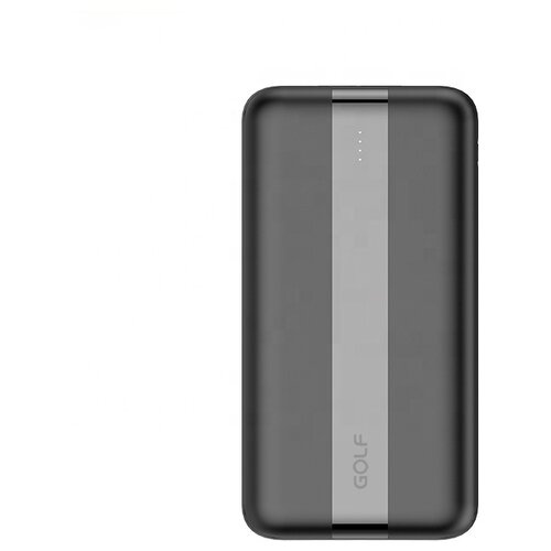 фото Внешний аккумулятор golf g93 pd+qc/ powerbank 20000 mah/ 3a, max 18w/ черный