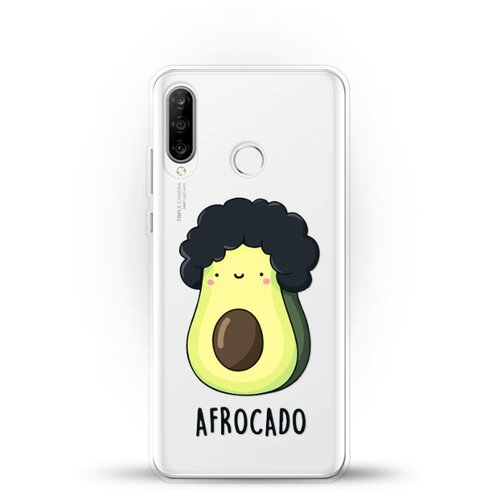 фото Силиконовый чехол афрокадо на huawei p30 lite andy & paul