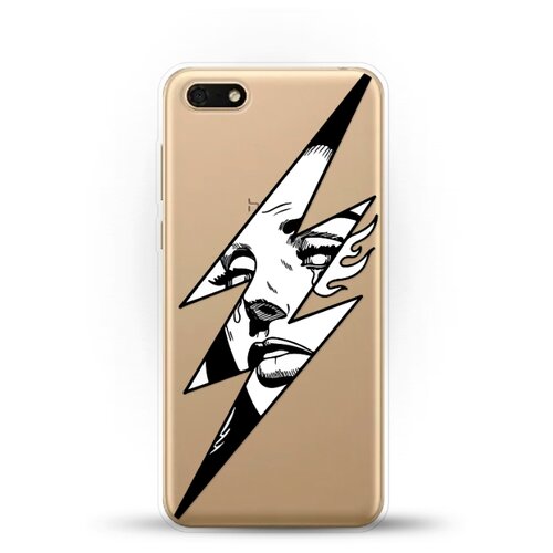 фото Силиконовый чехол молния на honor 7s andy & paul