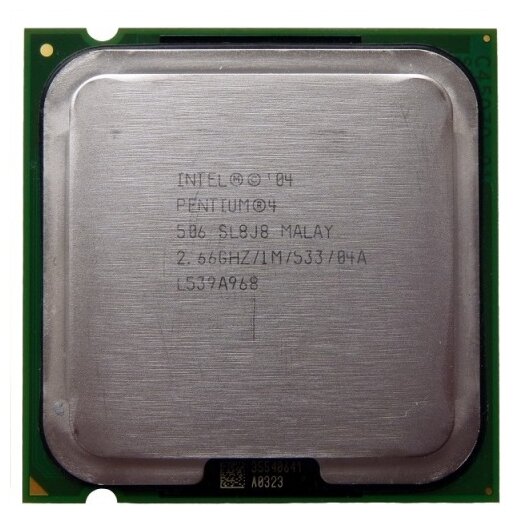 Intel Pentium 4 506 Prescott LGA775, 1 x 2667 МГц