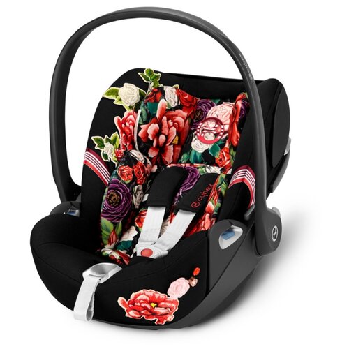 фото Автокресло-переноска группа 0+ (до 13 кг) cybex cloud z i-size, spring blossom dark