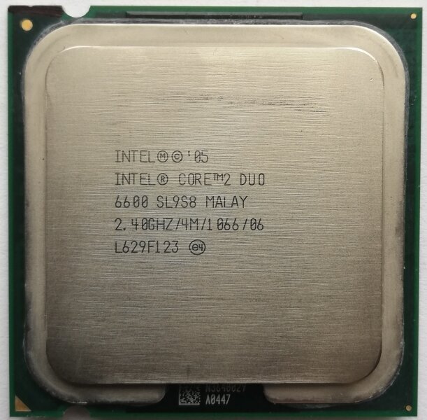Процессор Intel Core 2 Duo E6600 Conroe LGA775 2 x 2400 МГц