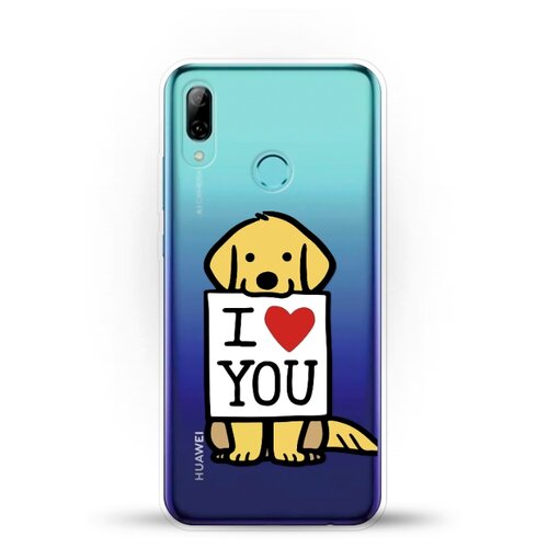 фото Силиконовый чехол верный пёс на huawei p smart (2019) andy & paul