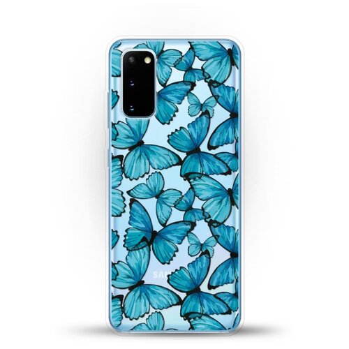 фото Силиконовый чехол бабочки на samsung galaxy s20 andy & paul