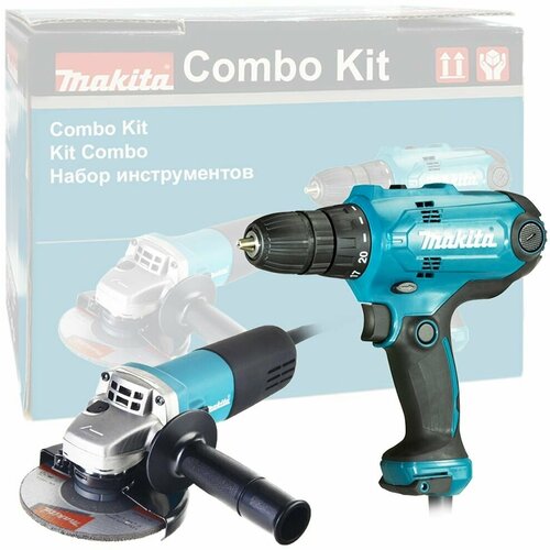 Набор инструмента DK0117 УШМ 9555HN дрель-шуруповерт DF0300 1345800₽