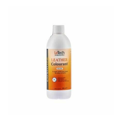 LeTech Expert Line Краска для кожи (Leather Colourant) Orange, 500мл