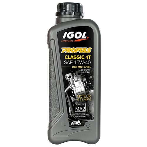 фото Минеральное моторное масло igol propuls classic 4t 15w-40 1 л
