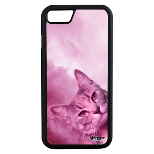 фото Чехол на мобильный apple iphone 7, "котик" дикий тигристый utaupia