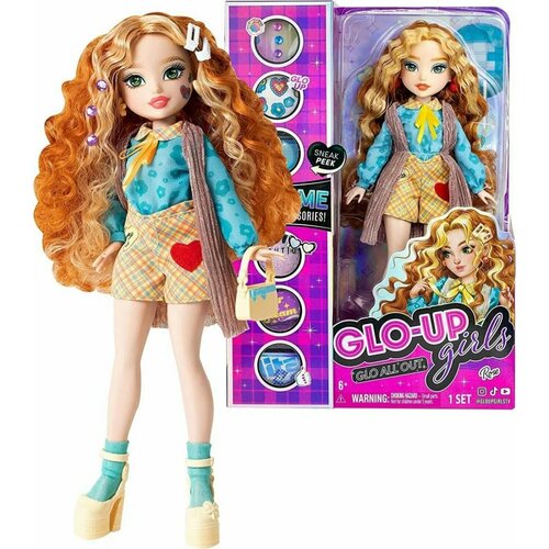 Кукла Glo-Up Girls Роуз 27 см FAR83016 оранжевый/голубой