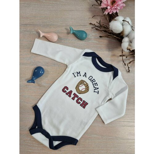 Боди  детское, на кнопках, размер 56, мультиколор