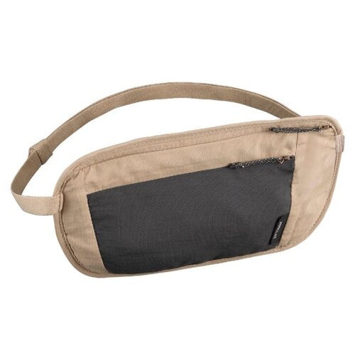 фото Сумка-банан потайная для трекинга travel rfid бежевая forclaz x декатлон decathlon