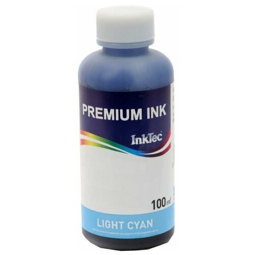 Чернила для Epson InkTec E0010-100MLC Light Cyan (Светло-Голубой) 100 ml картриджи без чернил пзк t0821 0826 для epson st photo r270 290 295 390 rx590 690 tx700 t50 t59 1410 автосброс 6 шт myink