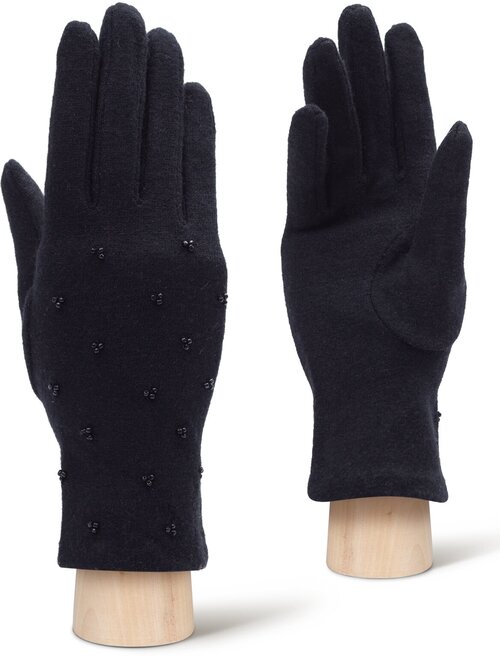 Перчатки LABBRA, демисезон/зима, шерсть, размер M, черный