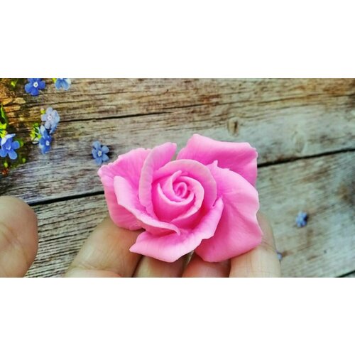 Силиконовая форма, молд бутон розы Роза Вестерленд силиконовая форма молд шар 8 см свеча розы
