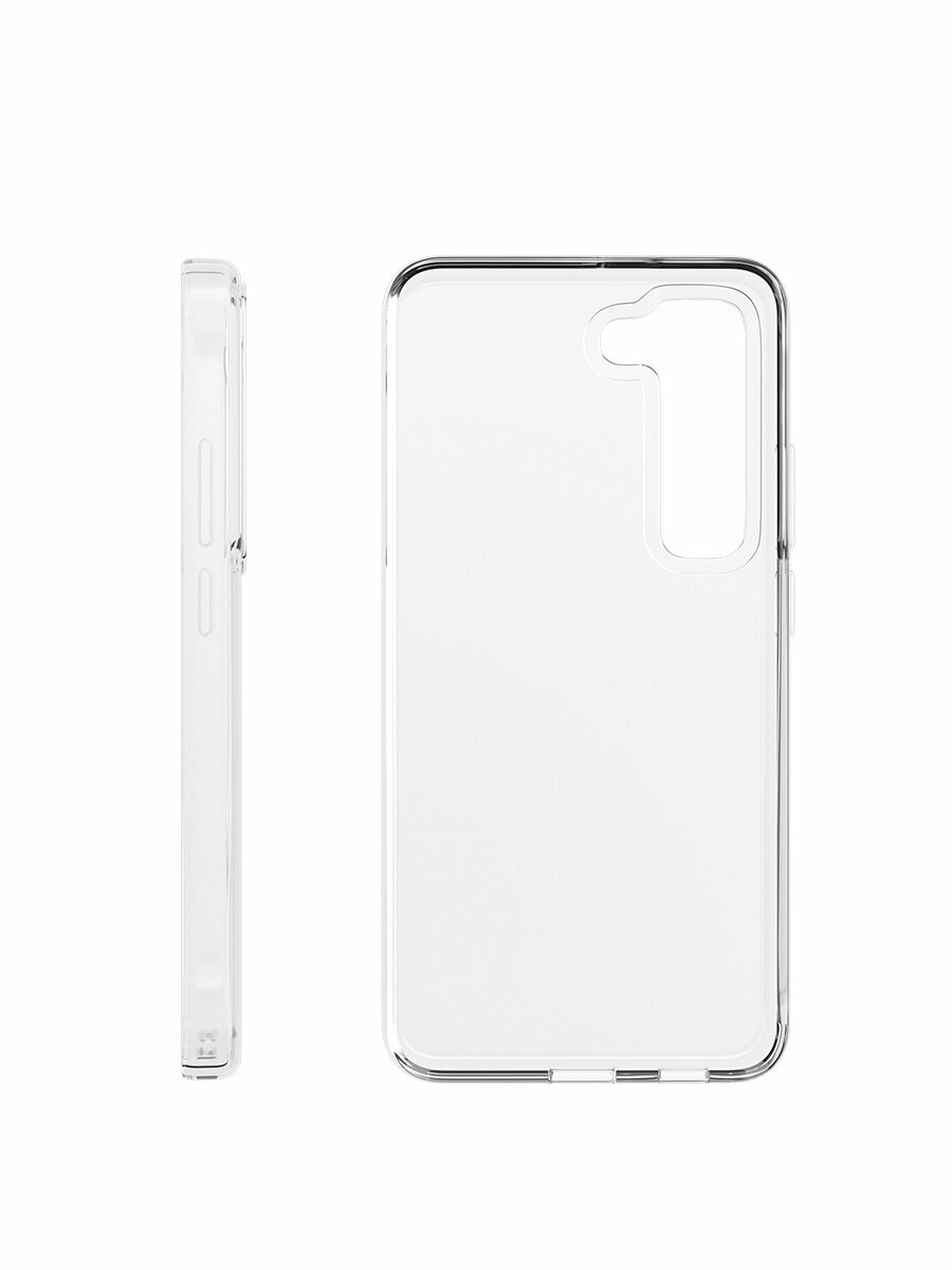 Чехол защитный VLP Crystal Case для Samsung Galaxy S23+, прозрачный - фото №3