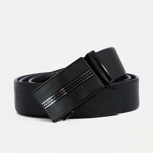 фото Ремень сима-ленд, размер 120, черный сима-лэнд