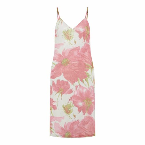 Платье-комбинация Elmira Markes, в бельевом стиле, размер S, розовый