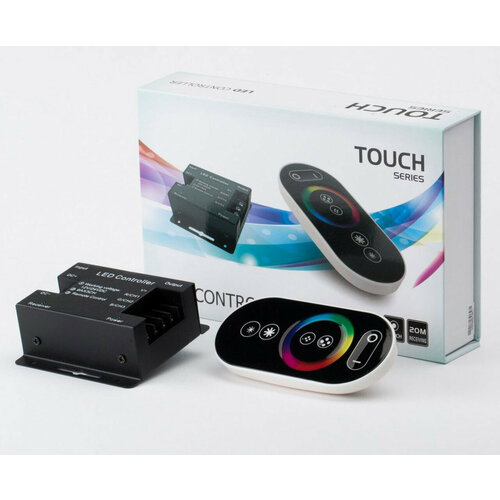 Сенсорный RGB-контроллер Led Touch Controller (12/24V, 216/432W, сенс. ПДУ)