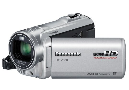 Видеокамера Panasonic HC-V500, серебро